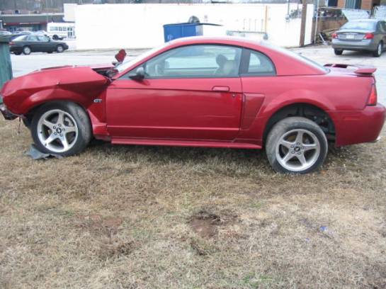 2003 Ford Mustang 4.6 T3650- Red - Image 1