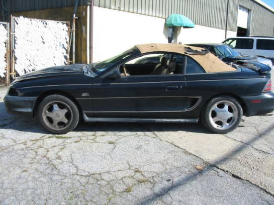 1995 Ford Mustang 5.0 AOD-E Automatic - Black / Tan Top - Image 1