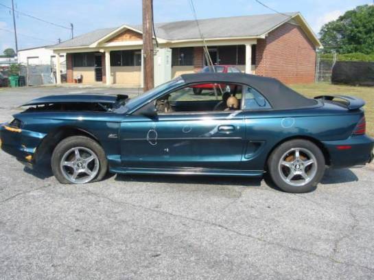 1995 Ford Mustang 5.0 AOD E Automatic - Green - Image 1