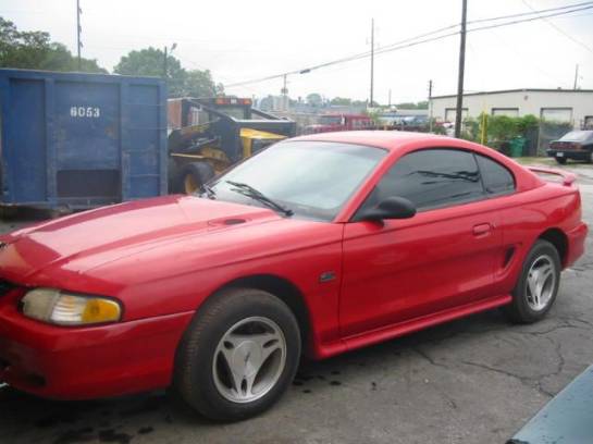 1995 Ford Mustang 5.0 AODE Automatic - Red - Image 1