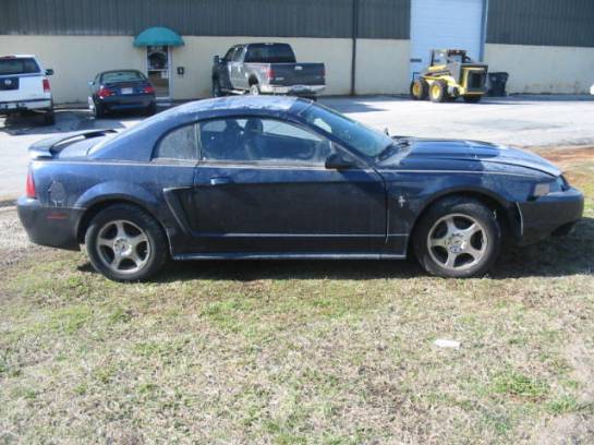 2003 Ford Mustang V-6 Automatic-Blue - Image 1