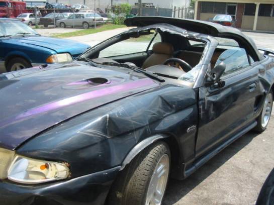 1996 Ford Mustang 4.6 2V 5-Speed T-45- Black & Mystic - Image 1