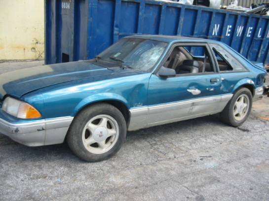 1991 Ford Mustang 5.0 Auto - Teal & Silver - Image 1