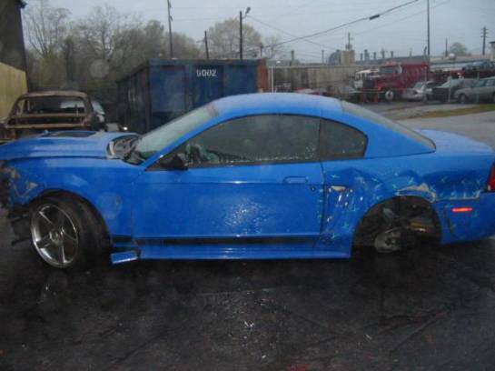 2003 Ford Mustang 4V Cobra Mach 1 Automatic, Blue - Image 1