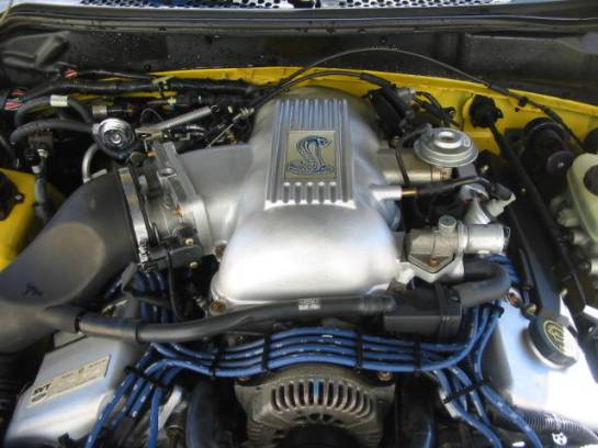 1998 Ford Mustang 4.6L DOHC T-45 - Yellow - Image 1