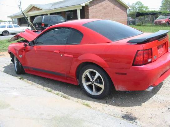 2004 Ford Mustang 4.6 4V AOD-E Automatic- Red - Image 1