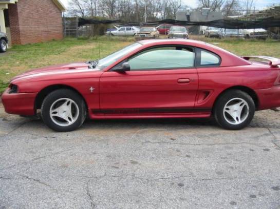 1998 Ford Mustang 3.8 T-5 - Red - Image 1