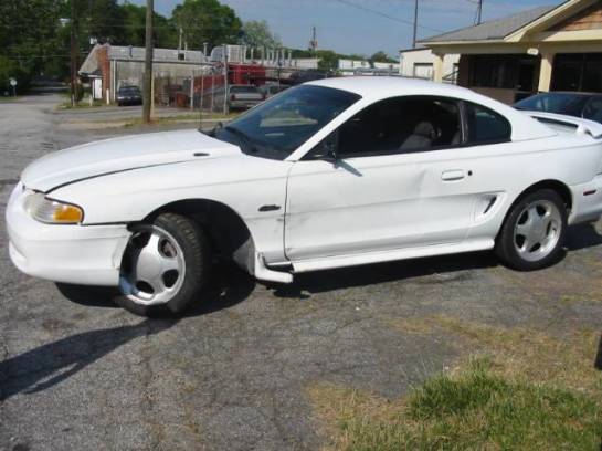 1998 Ford Mustang 4.6 T-45 Five Speed - White - Image 1