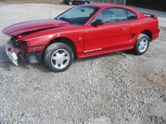 94-98 Ford Mustang Coupe 3.8 Automatic - Red - Image 1