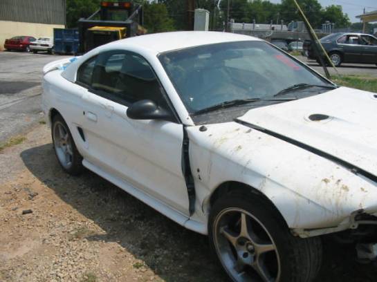 94-98 Ford Mustang Coupe 4.6 Manual - White - Image 1