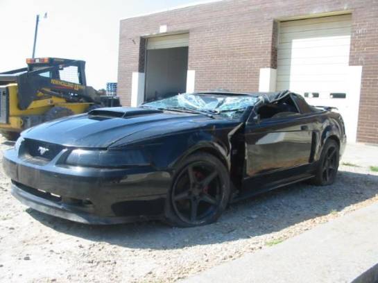 99-04 Ford Mustang Convertible 4.6 Automatic - Black - Image 1