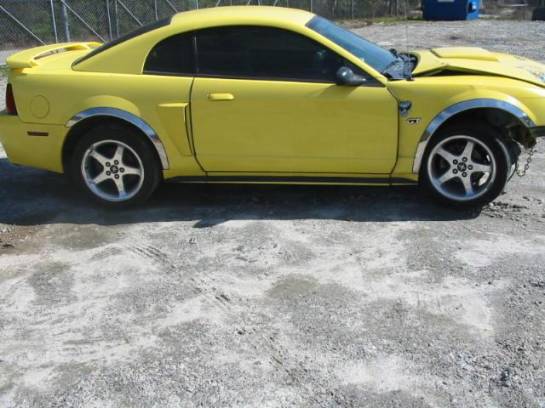 99-04 Ford Mustang Coupe 4.6 Automatic - Yellow - Image 1