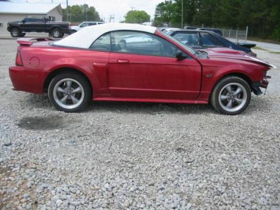 99-04 Ford Mustang Convertible 4.6 Automatic - Red - Image 1