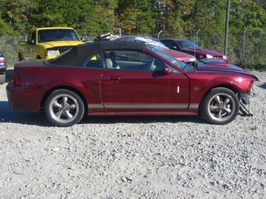 99-04 Ford Mustang Convertible 4.6 Manual - Red - Image 1