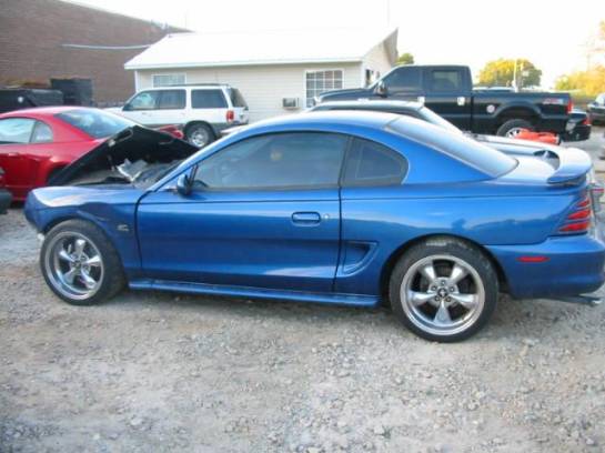 94-98 Ford Mustang Coupe 5 Manual - Blue - Image 1