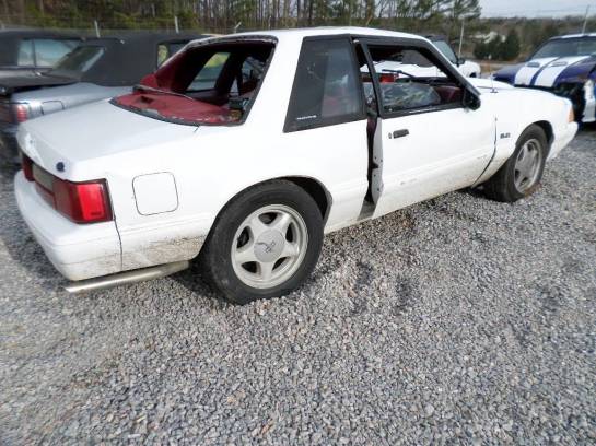 87-93 Ford Mustang Coupe   - White - Image 1