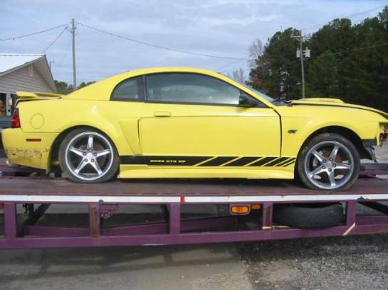 99-04 Ford Mustang Coupe  Manual - Yellow - Image 1