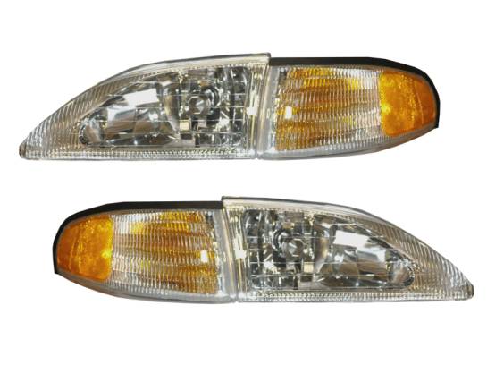 1994-1998 Cobra Headlight with Stock Side Marker *NEW* - Image 1