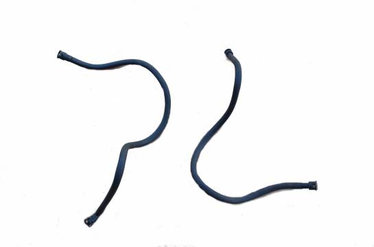 1987-1993 Mustang 5.0L Rubber Lines from Metal Lines to Tank (Pair) - Image 1