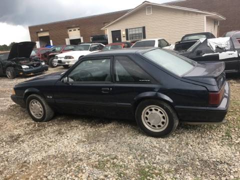 1989 Ford Mustang Hatchback Blue - Image 1