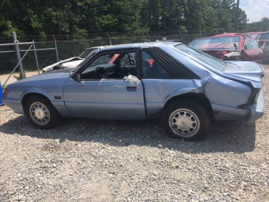 1986 Ford Mustang Hatch Light Blue - Image 1