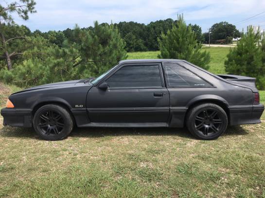1989 Ford Mustang GT Hatchback - Black Primer - Image 1