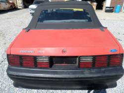 1983 Ford Mustang Convertible 5 AOD - Red - Image 3