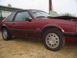 1989 Ford Mustang 5.0 HO T-5 - Red - Image 1
