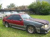 1989 Ford Mustang 5.0 Automatic - Red & Gray - Image 2
