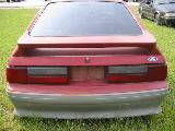 1989 Ford Mustang 5.0 Automatic - Red & Gray - Image 5