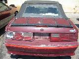 1989 Ford Mustang 5.0 AOD Automatic - Burgundy - Image 5