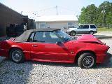 1989 Ford Mustang 5.0 AOD Automatic - Red - Image 2