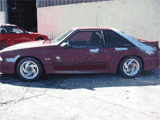 1990 Ford Mustang 5.0 5-Speed - Burgundy - Image 2