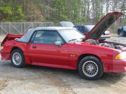 1990 Ford Mustang 5.0 HO T-5 Five Speed - Red - Image 1