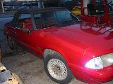1991 Ford Mustang 5.0 HO Automatic AOD - Red - Image 2