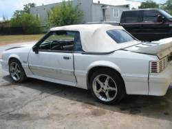 1991 Ford Mustang 5.0 with custom intake Automatic AOD - White - Image 1