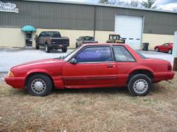 87-93 Ford Mustang Coupe 2.3 Automatic - Red - Image 1
