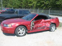 99-04 Ford Mustang Convertible 3.8 Automatic - Red - Image 2