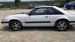 83-86 Ford Mustang Hatchback 5 Manual - White