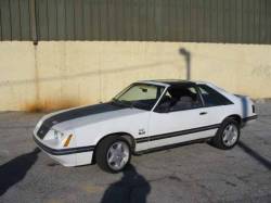 83-86 Ford Mustang Hatchback 5 N/A - White