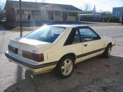 83-86 Ford Mustang Hatchback 5 N/A - White - Image 3