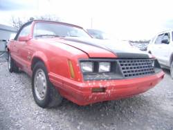84-86 Ford Mustang Convertible 5 Automatic - Red - Image 2
