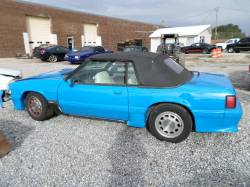 89 Ford Mustang Convertible 5 Automatic - Blue - Image 1