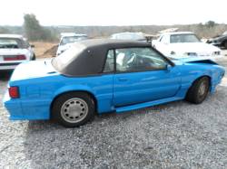 89 Ford Mustang Convertible 5 Automatic - Blue - Image 2