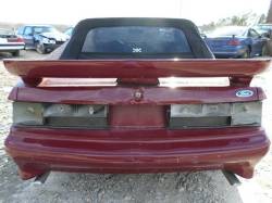 87-93 Ford Mustang Convertible 5 Manual - Red - Image 5
