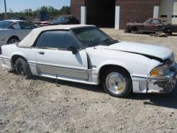 87-93 Ford Mustang Convertible 5 Automatic - White