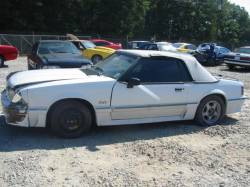 87-93 Ford Mustang Convertible 5 Automatic - White - Image 2