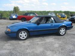 87-93 Ford Mustang Convertible 5 Automatic - Blue - Image 1