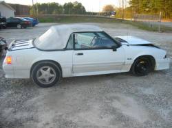 87-93 Ford Mustang Convertible 5 Manual - White - Image 1
