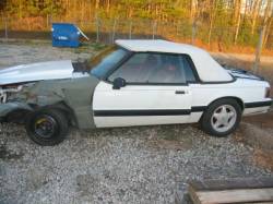 87-93 Ford Mustang Convertible 5 Manual - White - Image 5